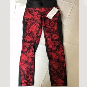 Lululemon train times 7/8 block it SE floral